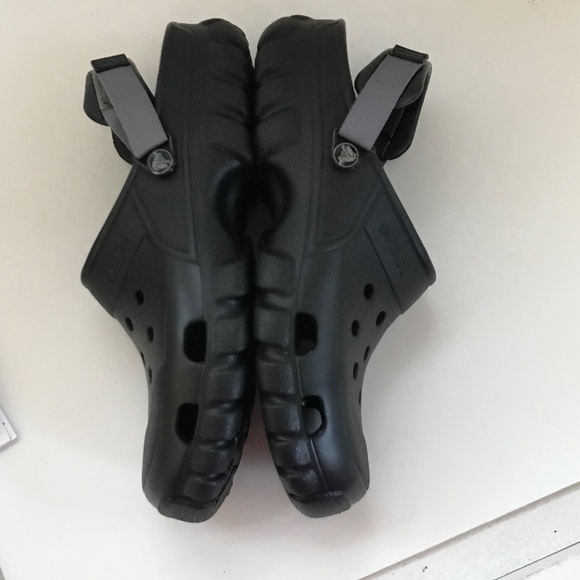 CROCS Clogs Off-road Sport Clog Black Men’s Size 10 Women’s Size 12 NWOT - Picture 11 of 16